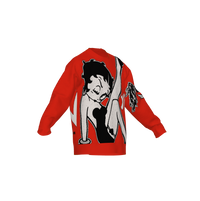 BETTY BOOP CREWNECK IN RED