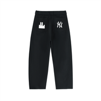 Belted Barrel-leg Chino Pants