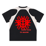 Contrast Panel Cotton T-Shirt