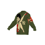 BETTY BOOP CREWNECK IN FOREST GREEN
