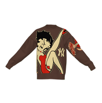 BETTY BOOP CREWNECK IN BROWN