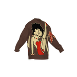 BETTY BOOP CREWNECK IN BROWN