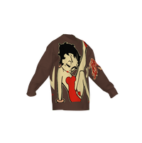 BETTY BOOP CREWNECK IN BROWN